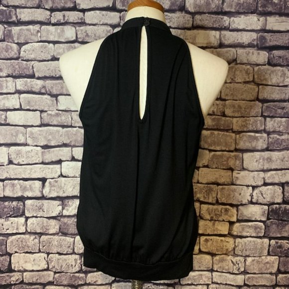 Chenault Black High Neck Top Size Small - Picture 4 of 8